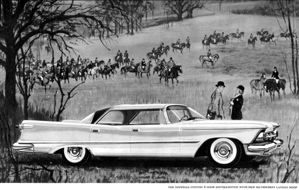 1959 Chrysler Imperial Black & White Brochure Page 7